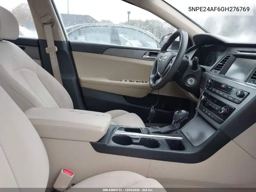 5NPE24AF6GH276769 2016 Hyundai Sonata Se