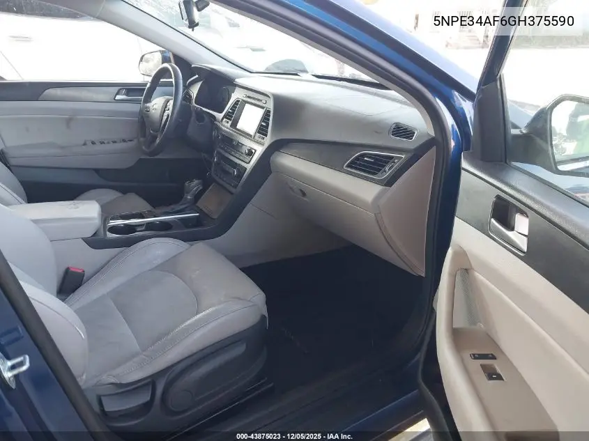 5NPE34AF6GH375590 2016 Hyundai Sonata Sport