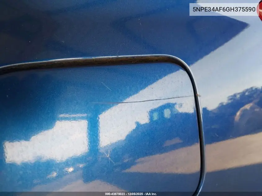 5NPE34AF6GH375590 2016 Hyundai Sonata Sport