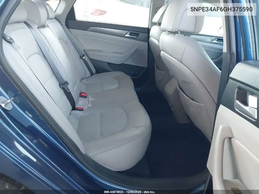 5NPE34AF6GH375590 2016 Hyundai Sonata Sport
