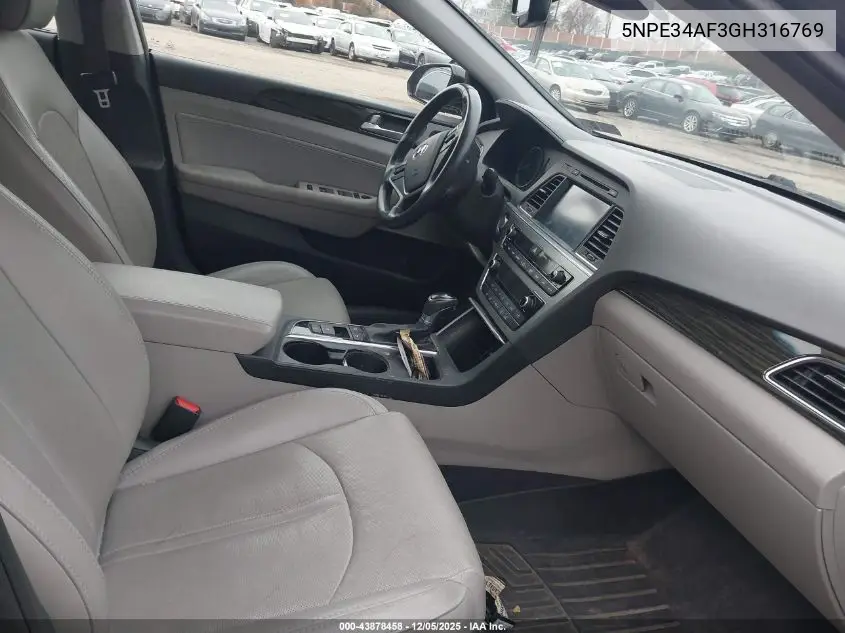 5NPE34AF3GH316769 2016 Hyundai Sonata Limited