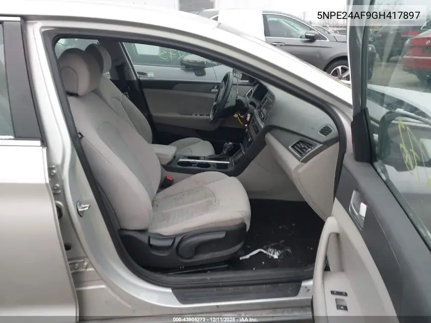 5NPE24AF9GH417897 2016 Hyundai Sonata