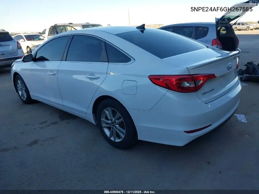 5NPE24AF6GH267585 2016 Hyundai Sonata Se