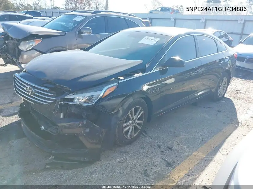 5NPE24AF1GH434886 2016 Hyundai Sonata Se
