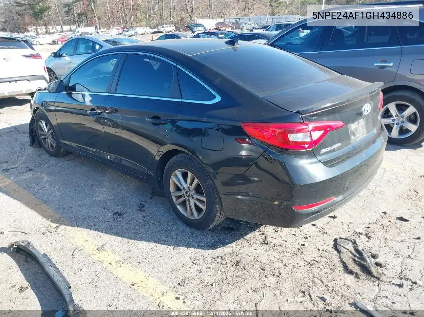 5NPE24AF1GH434886 2016 Hyundai Sonata Se