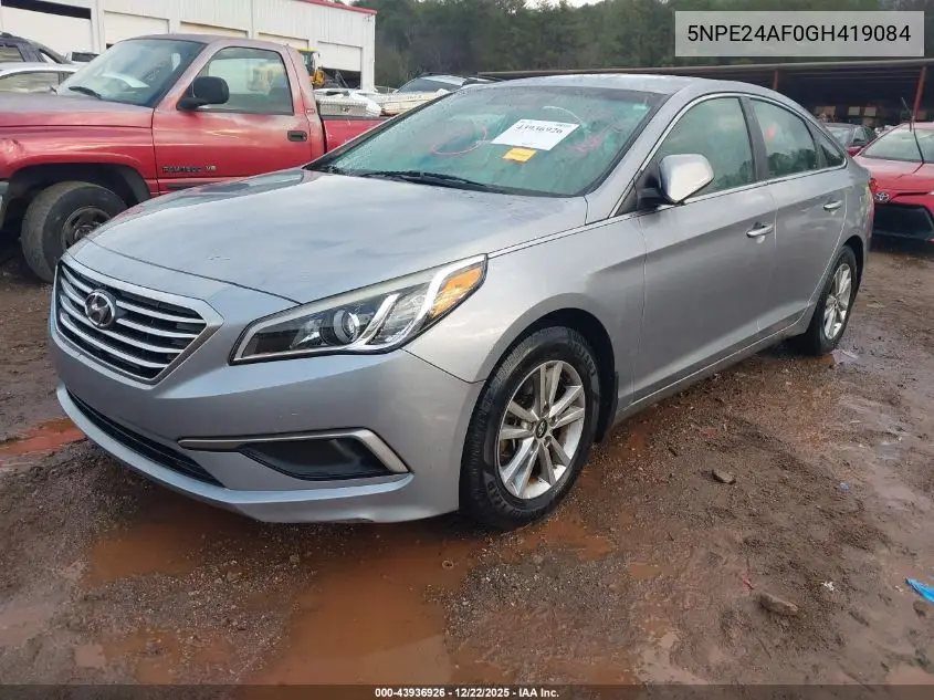 5NPE24AF0GH419084 2016 Hyundai Sonata