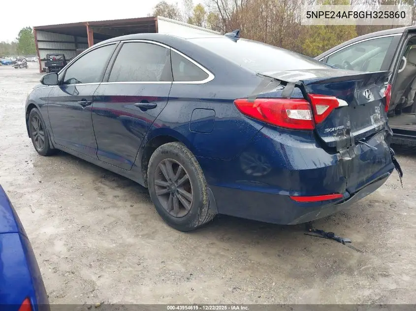 5NPE24AF8GH325860 2016 Hyundai Sonata Se