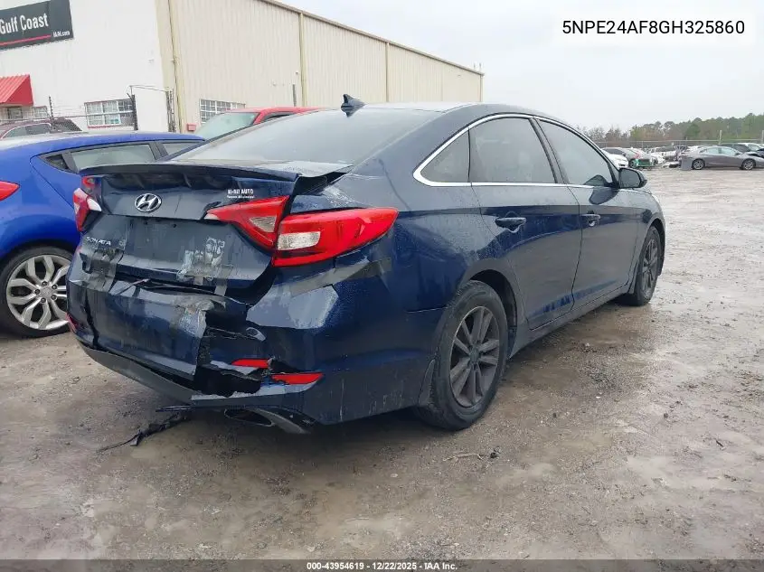 5NPE24AF8GH325860 2016 Hyundai Sonata Se