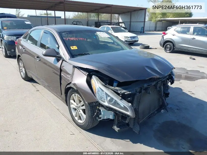 5NPE24AF6GH361773 2016 Hyundai Sonata Se