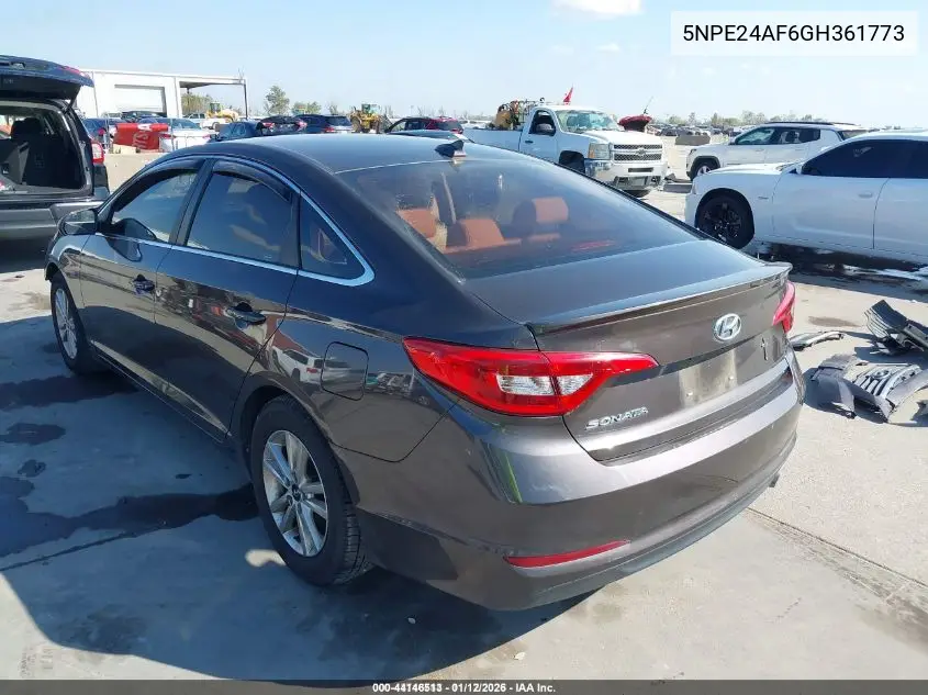 5NPE24AF6GH361773 2016 Hyundai Sonata Se