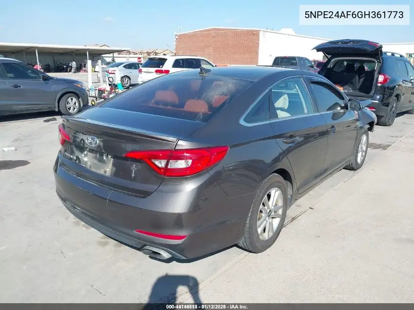 5NPE24AF6GH361773 2016 Hyundai Sonata Se