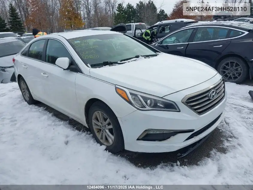 5NPE24AF3HH528110 2017 Hyundai Sonata