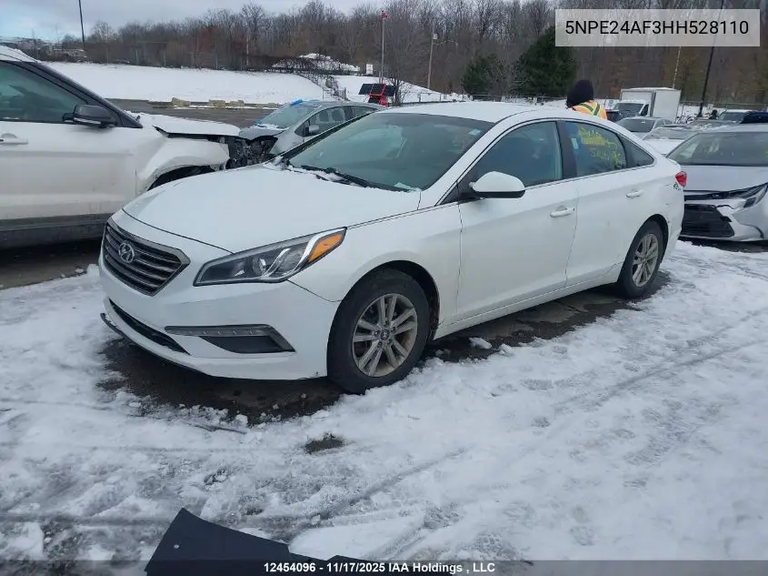 5NPE24AF3HH528110 2017 Hyundai Sonata