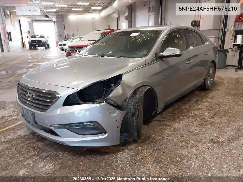 5NPE24AF5HH576210 2017 Hyundai Sonata Gls
