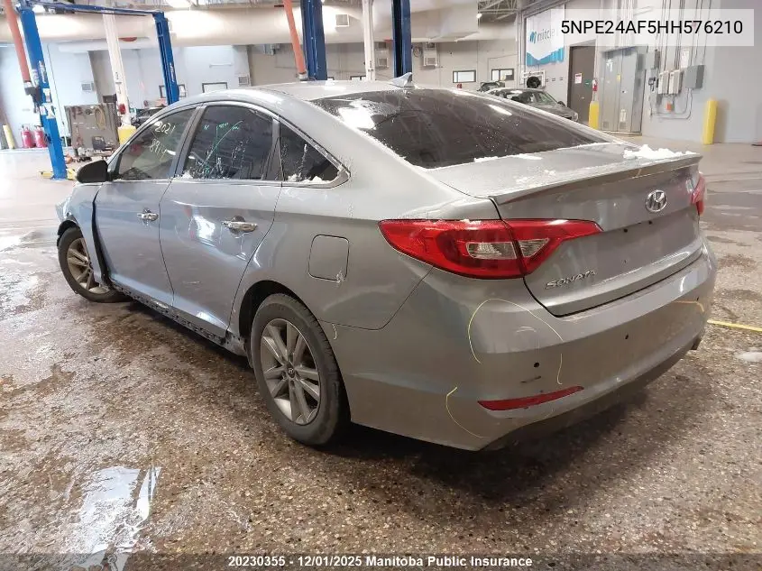 5NPE24AF5HH576210 2017 Hyundai Sonata Gls
