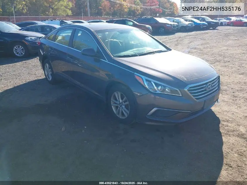 5NPE24AF2HH535176 2017 Hyundai Sonata Se