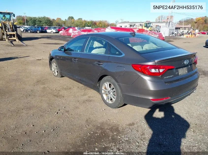 5NPE24AF2HH535176 2017 Hyundai Sonata Se