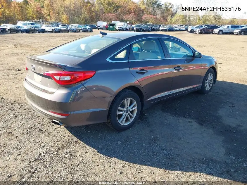5NPE24AF2HH535176 2017 Hyundai Sonata Se