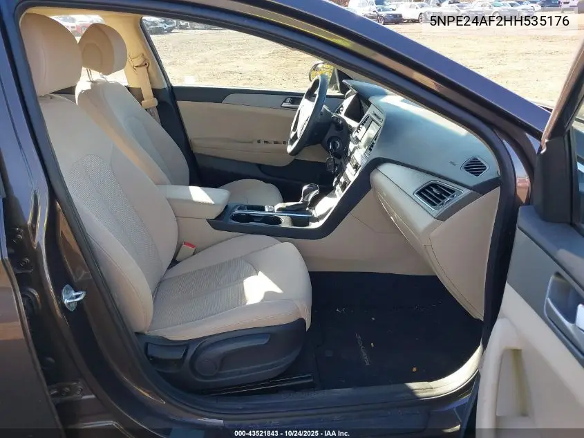 5NPE24AF2HH535176 2017 Hyundai Sonata Se