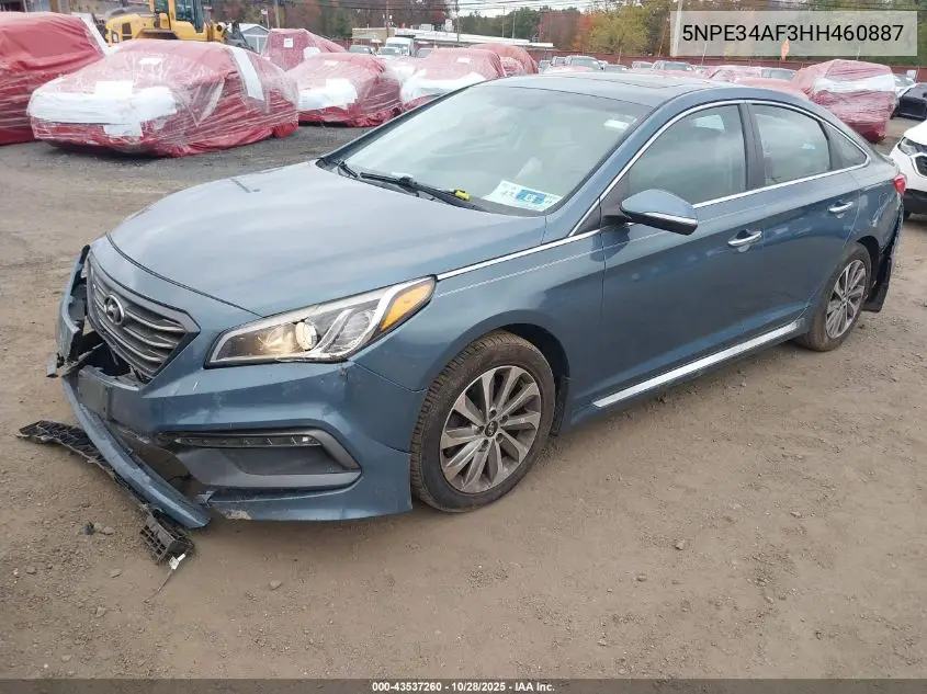 5NPE34AF3HH460887 2017 Hyundai Sonata Sport/Limited