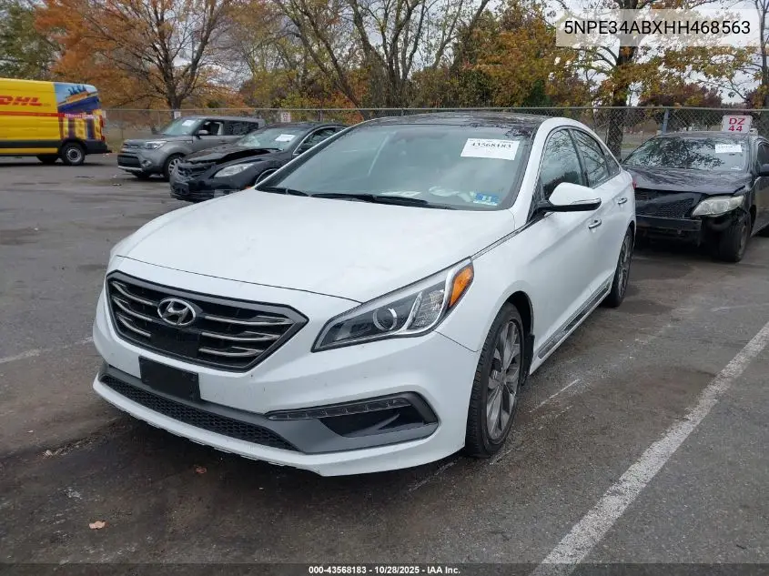 5NPE34ABXHH468563 2017 Hyundai Sonata Limited 2.0T
