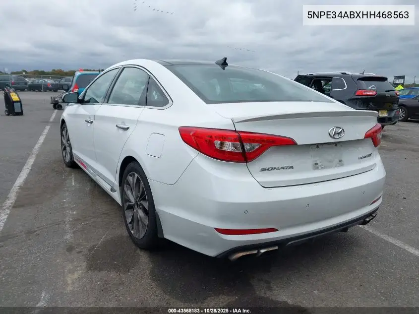 5NPE34ABXHH468563 2017 Hyundai Sonata Limited 2.0T