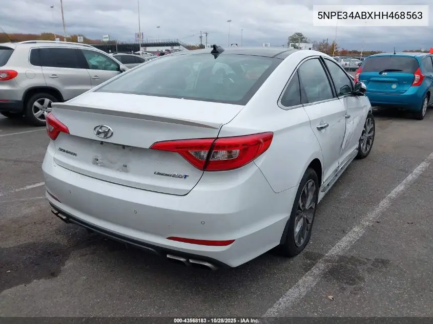 5NPE34ABXHH468563 2017 Hyundai Sonata Limited 2.0T
