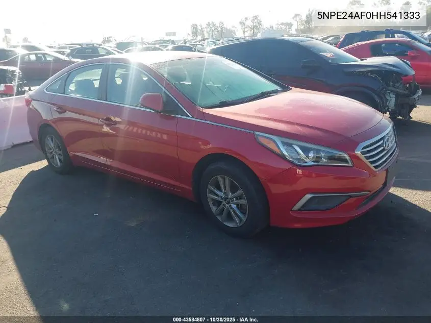 5NPE24AF0HH541333 2017 Hyundai Sonata