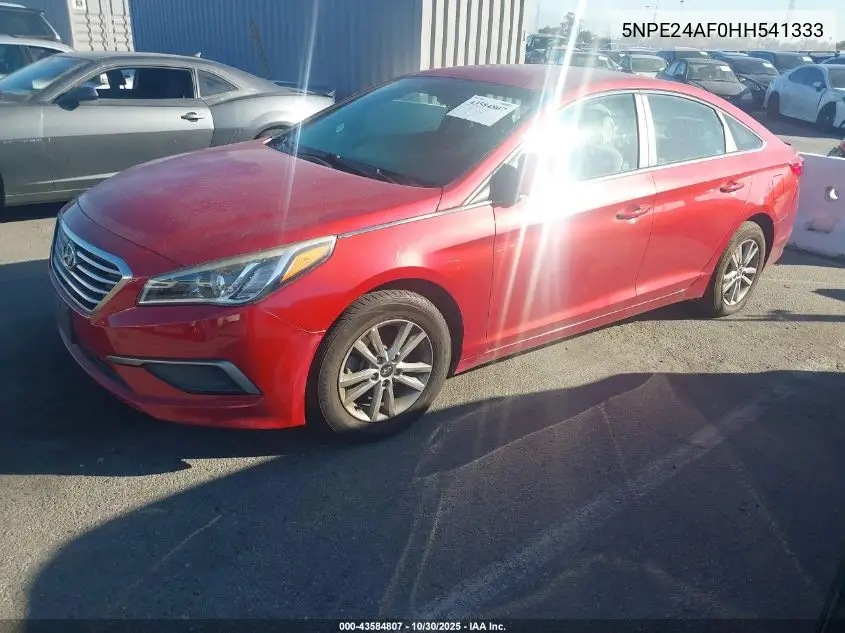 5NPE24AF0HH541333 2017 Hyundai Sonata