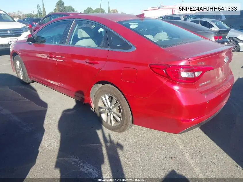 5NPE24AF0HH541333 2017 Hyundai Sonata