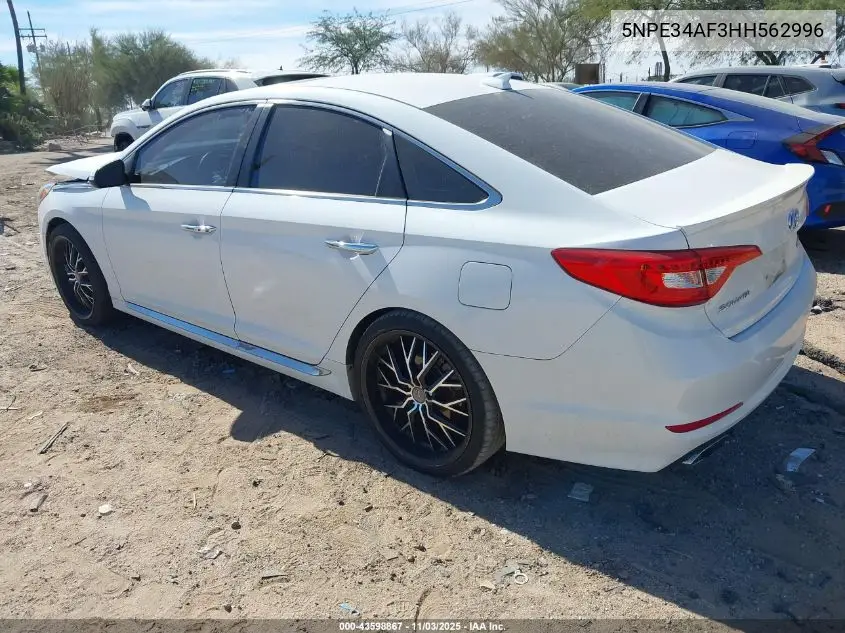 5NPE34AF3HH562996 2017 Hyundai Sonata Limited
