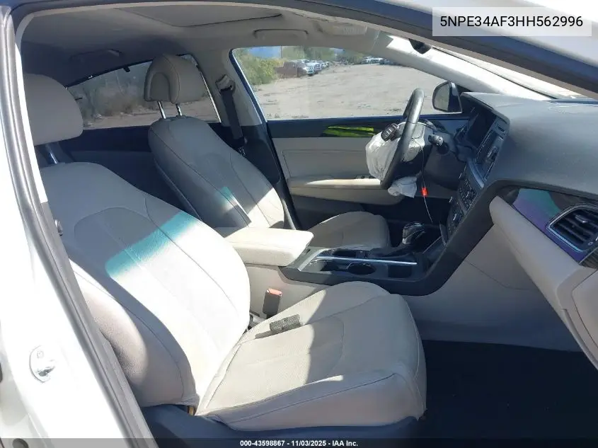 5NPE34AF3HH562996 2017 Hyundai Sonata Limited