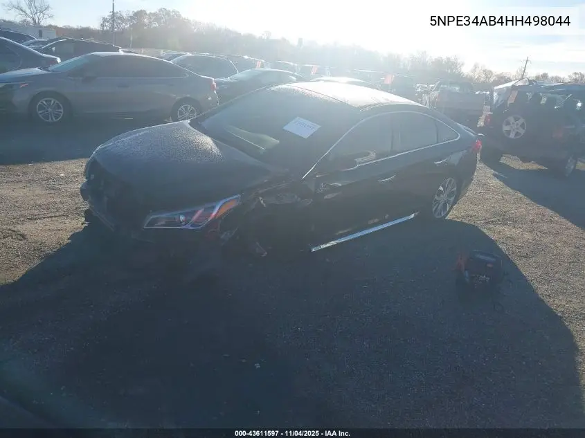 5NPE34AB4HH498044 2017 Hyundai Sonata Limited 2.0T