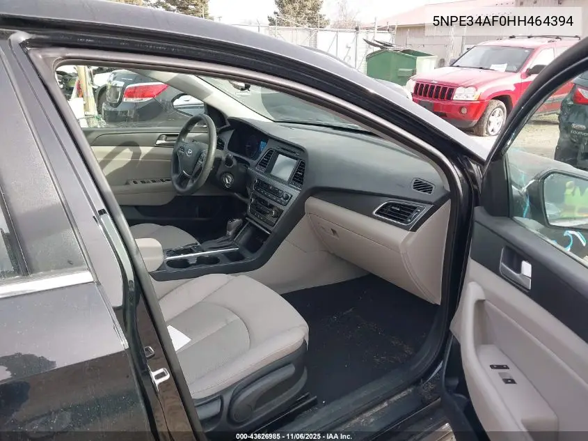 5NPE34AF0HH464394 2017 Hyundai Sonata Sport
