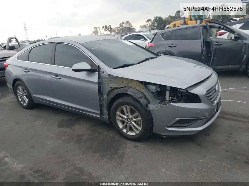 5NPE24AF4HH552576 2017 Hyundai Sonata Se