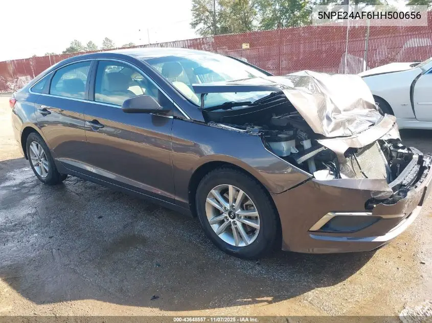 5NPE24AF6HH500656 2017 Hyundai Sonata Se