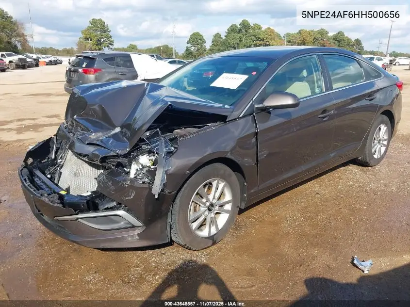 5NPE24AF6HH500656 2017 Hyundai Sonata Se