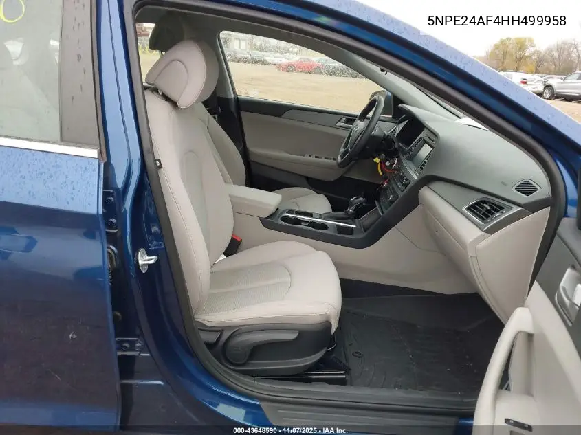 5NPE24AF4HH499958 2017 Hyundai Sonata Se