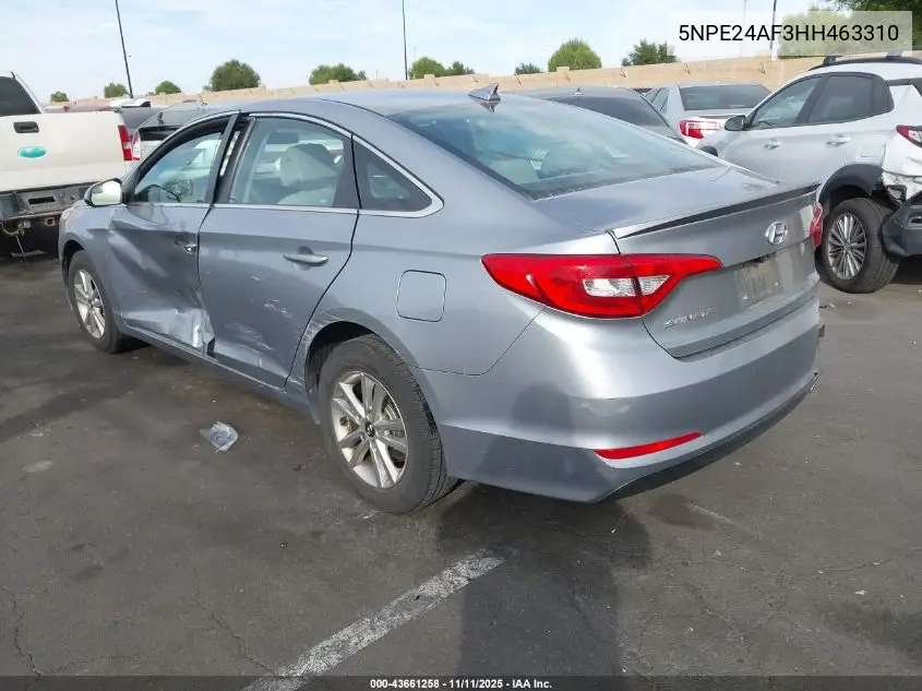 5NPE24AF3HH463310 2017 Hyundai Sonata