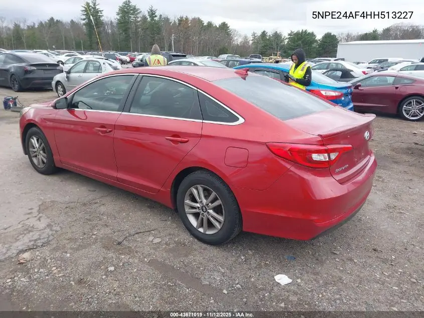 5NPE24AF4HH513227 2017 Hyundai Sonata