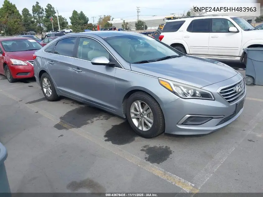 5NPE24AF5HH483963 2017 Hyundai Sonata Se