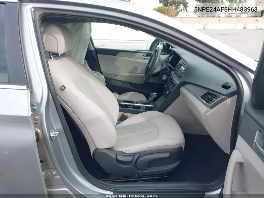 5NPE24AF5HH483963 2017 Hyundai Sonata Se