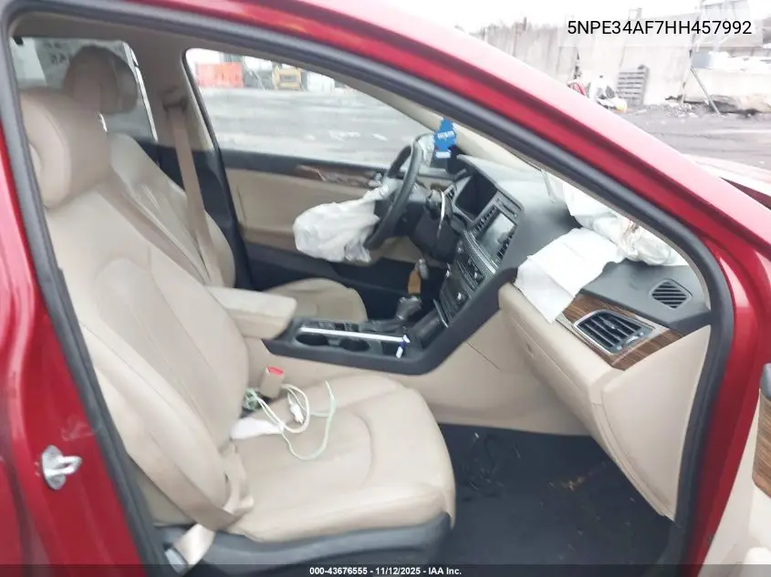 5NPE34AF7HH457992 2017 Hyundai Sonata Limited
