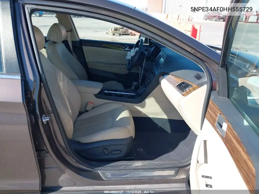 5NPE34AF0HH555729 2017 Hyundai Sonata Limited