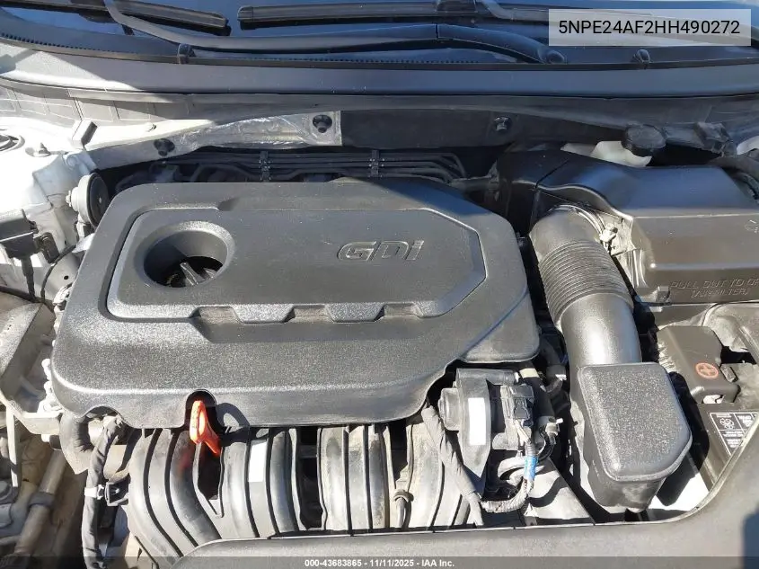 5NPE24AF2HH490272 2017 Hyundai Sonata