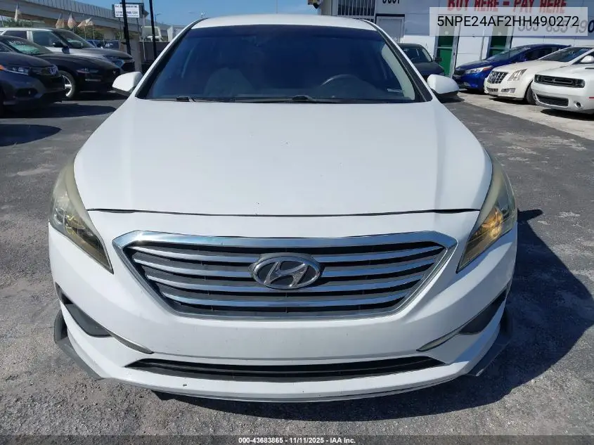 5NPE24AF2HH490272 2017 Hyundai Sonata