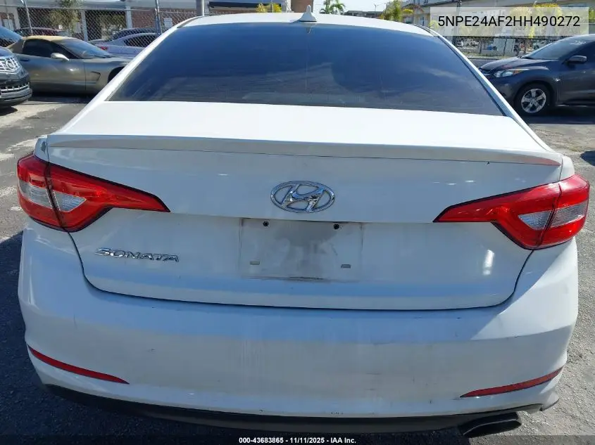 5NPE24AF2HH490272 2017 Hyundai Sonata