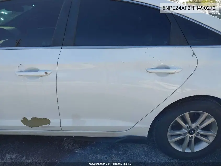 5NPE24AF2HH490272 2017 Hyundai Sonata