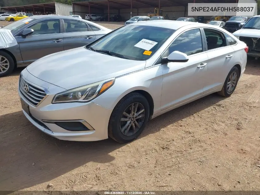 5NPE24AF0HH588037 2017 Hyundai Sonata