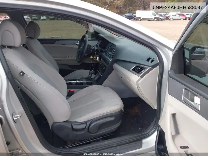 5NPE24AF0HH588037 2017 Hyundai Sonata